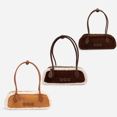 UGG Shearling Teckel Duffle Handle Bag
