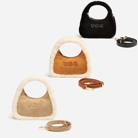 UGG Cozy Shearling Hobo Bag
