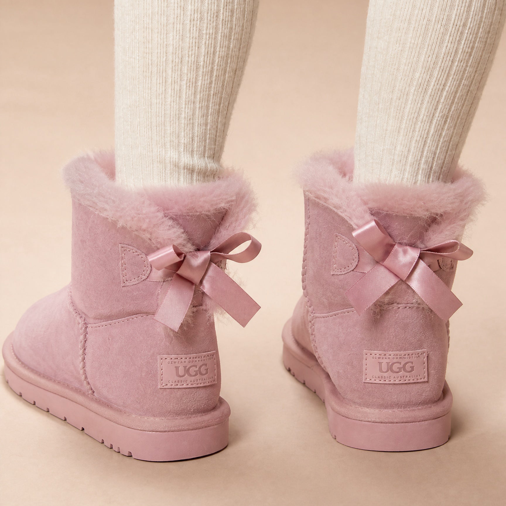 Ugg Kids Bailey Bow Boots (Water Resistant)