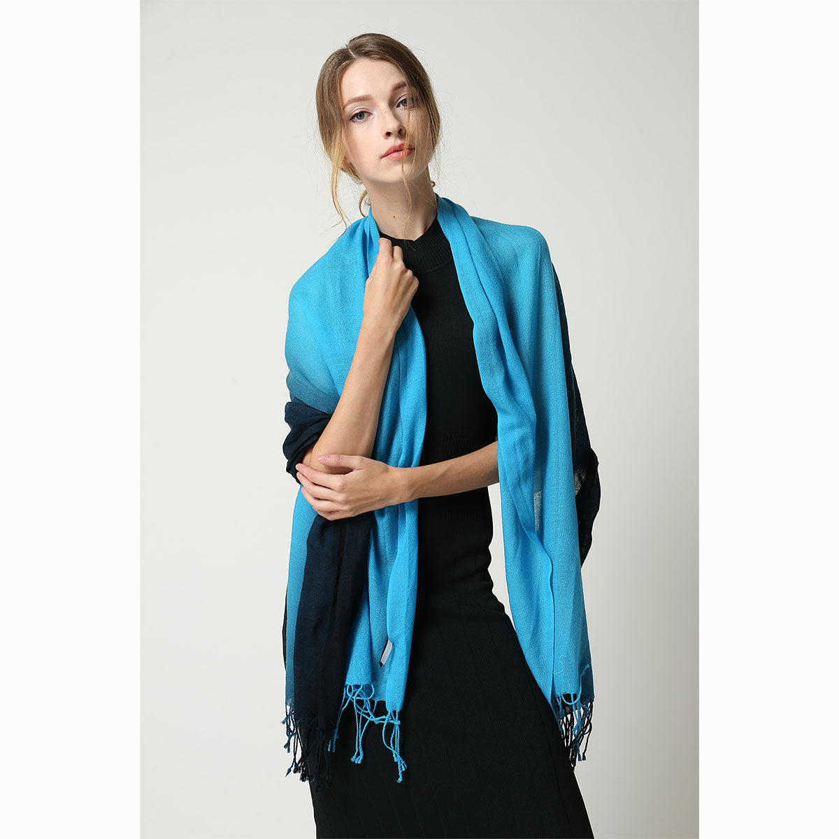 merino wool tie dye wool scarf