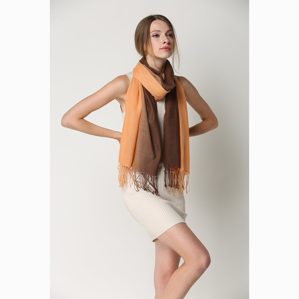 merino wool tie dye wool scarf