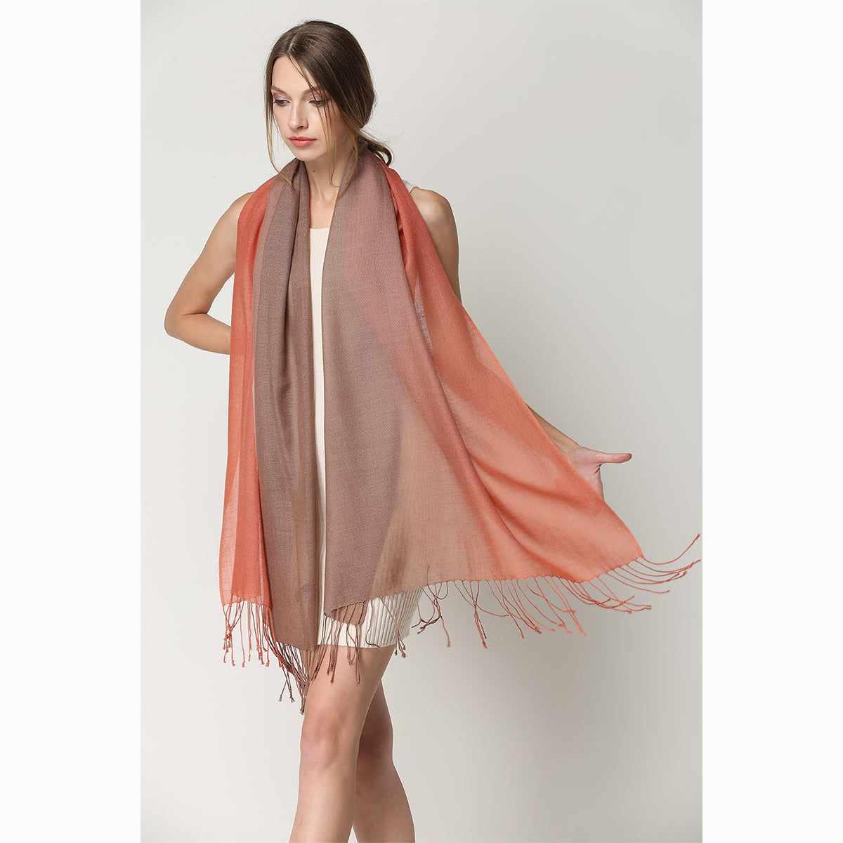 merino wool tie dye wool scarf