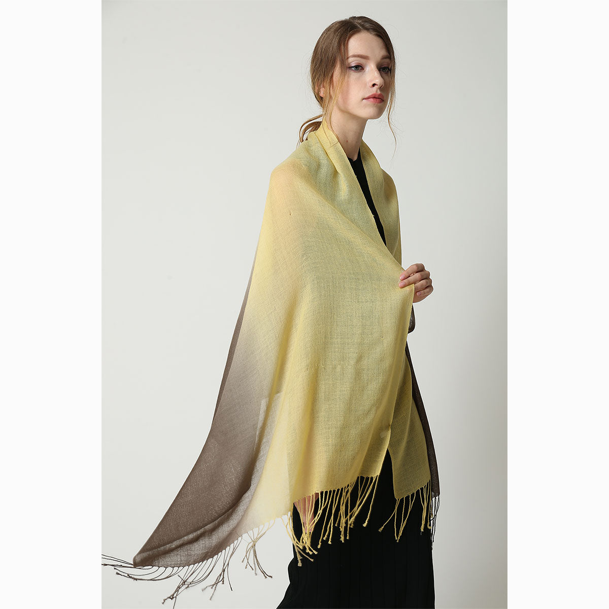 merino wool tie dye wool scarf