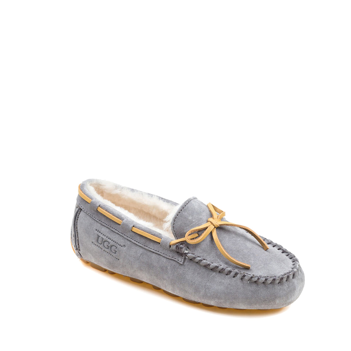 Mokkers LILY Ladies Moccasin Slippers Stone  Shuperb