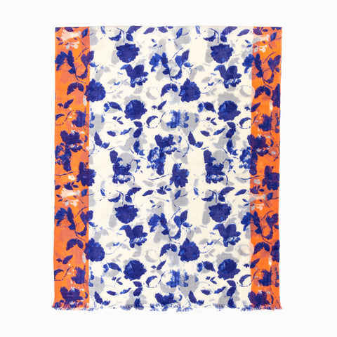 australian wool print wool scarf