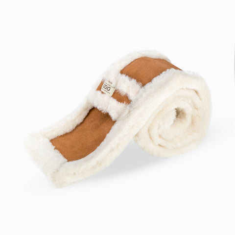sheepskin wool scarf