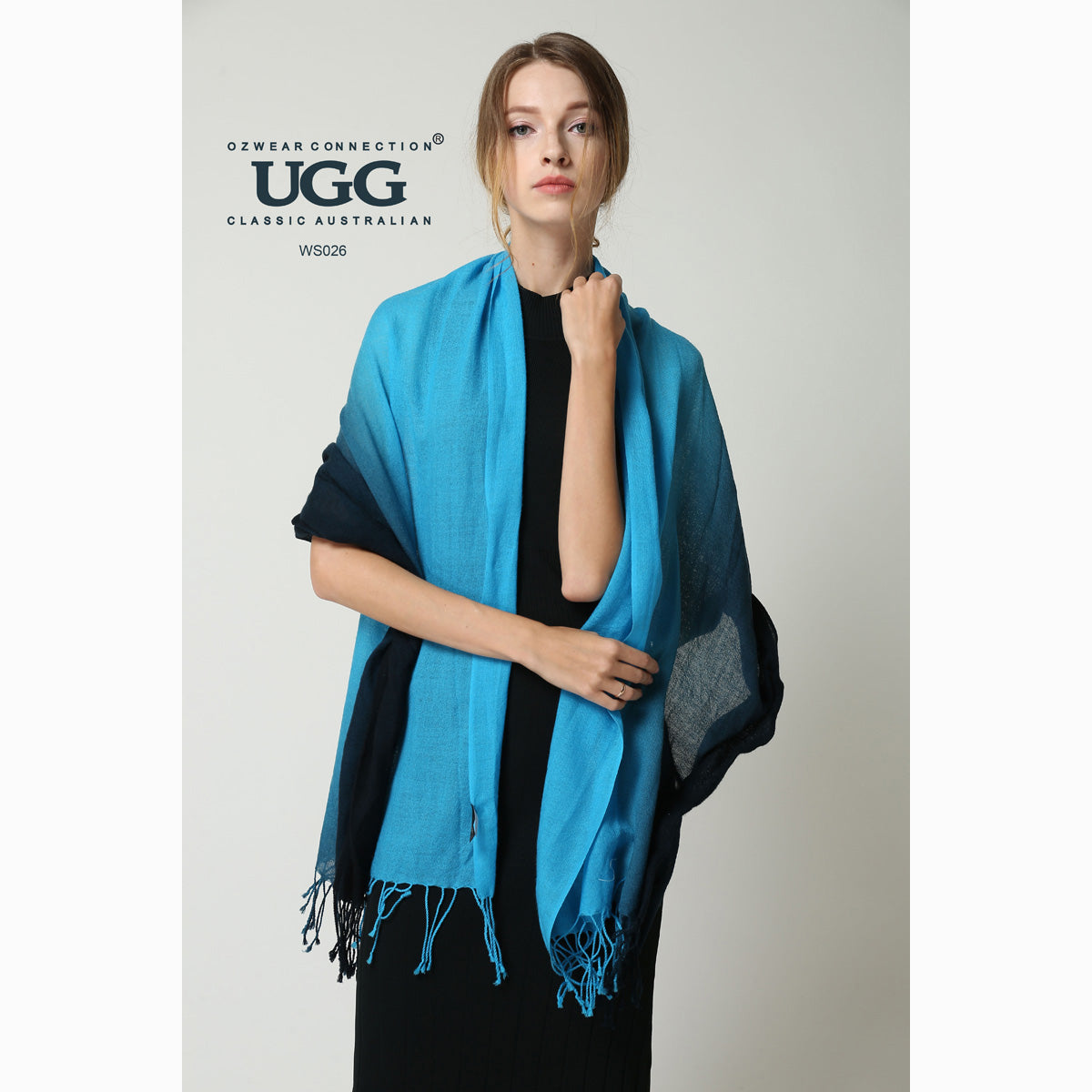 merino wool tie dye wool scarf