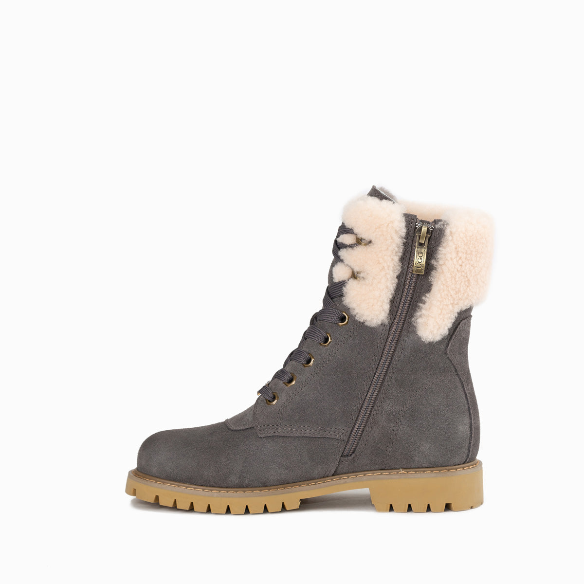 UGG Liliana Shearling Zip Boots (Water-Resistant)