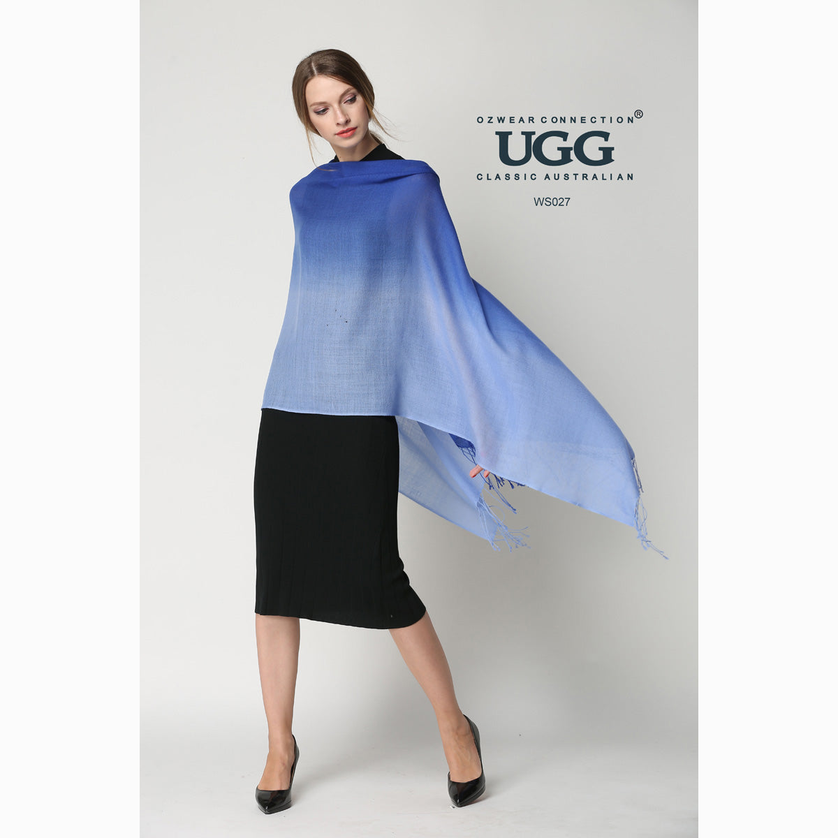 merino wool tie dye wool scarf