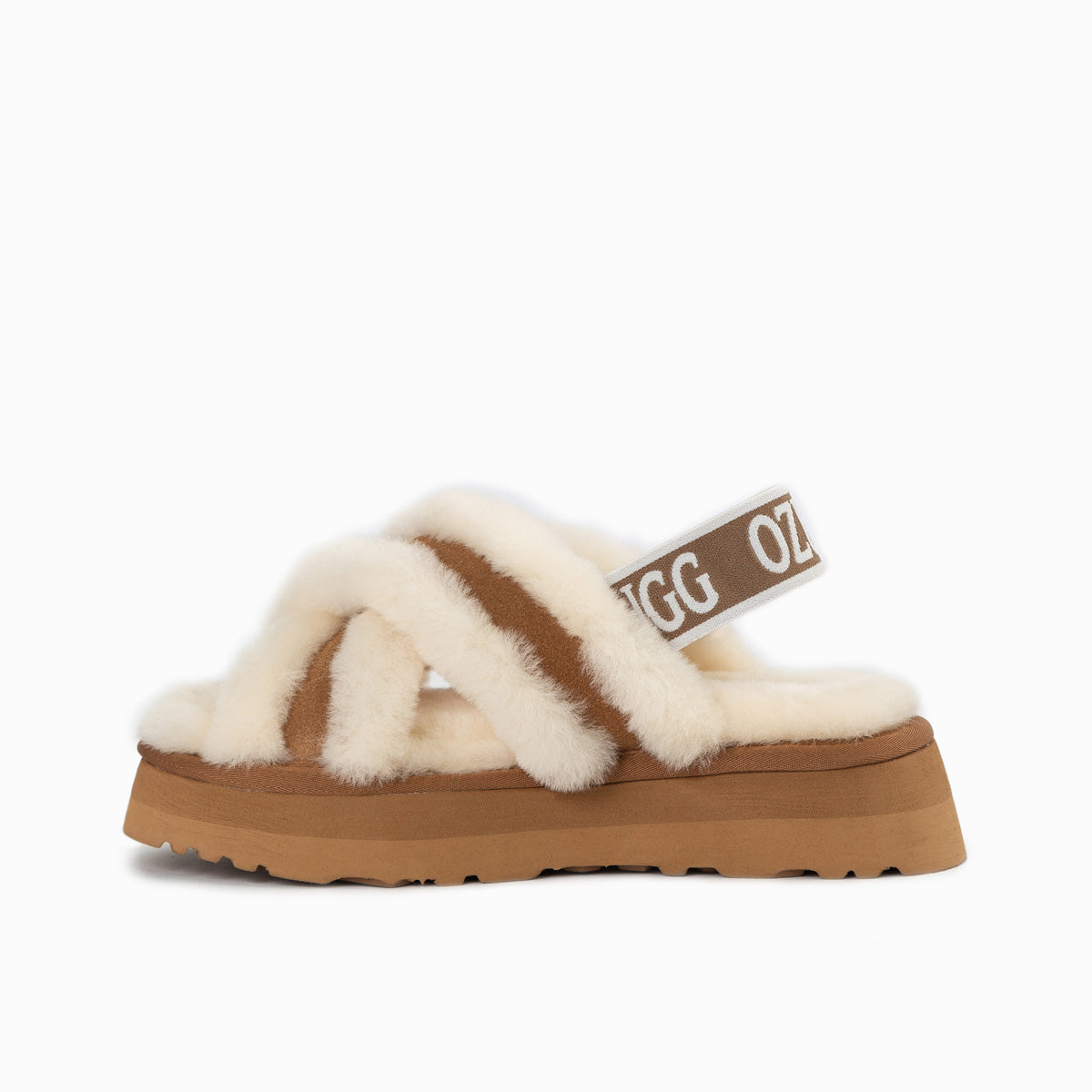 Ugg Adele Platform Slipper(Elastic Backstrap) (Water Resistant)