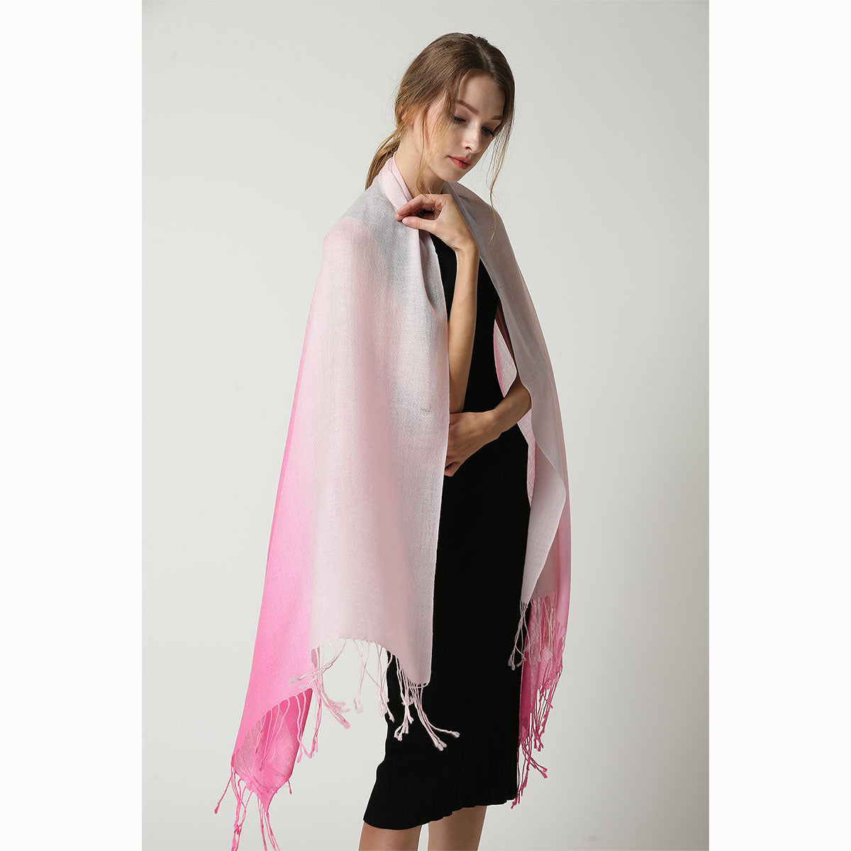 merino wool tie dye wool scarf