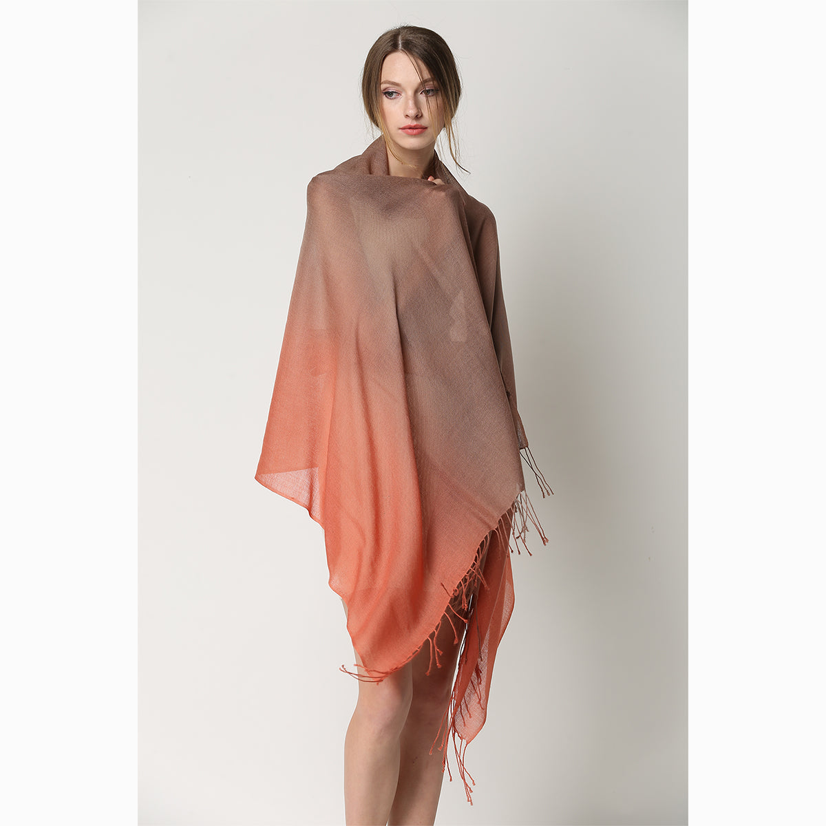 merino wool tie dye wool scarf