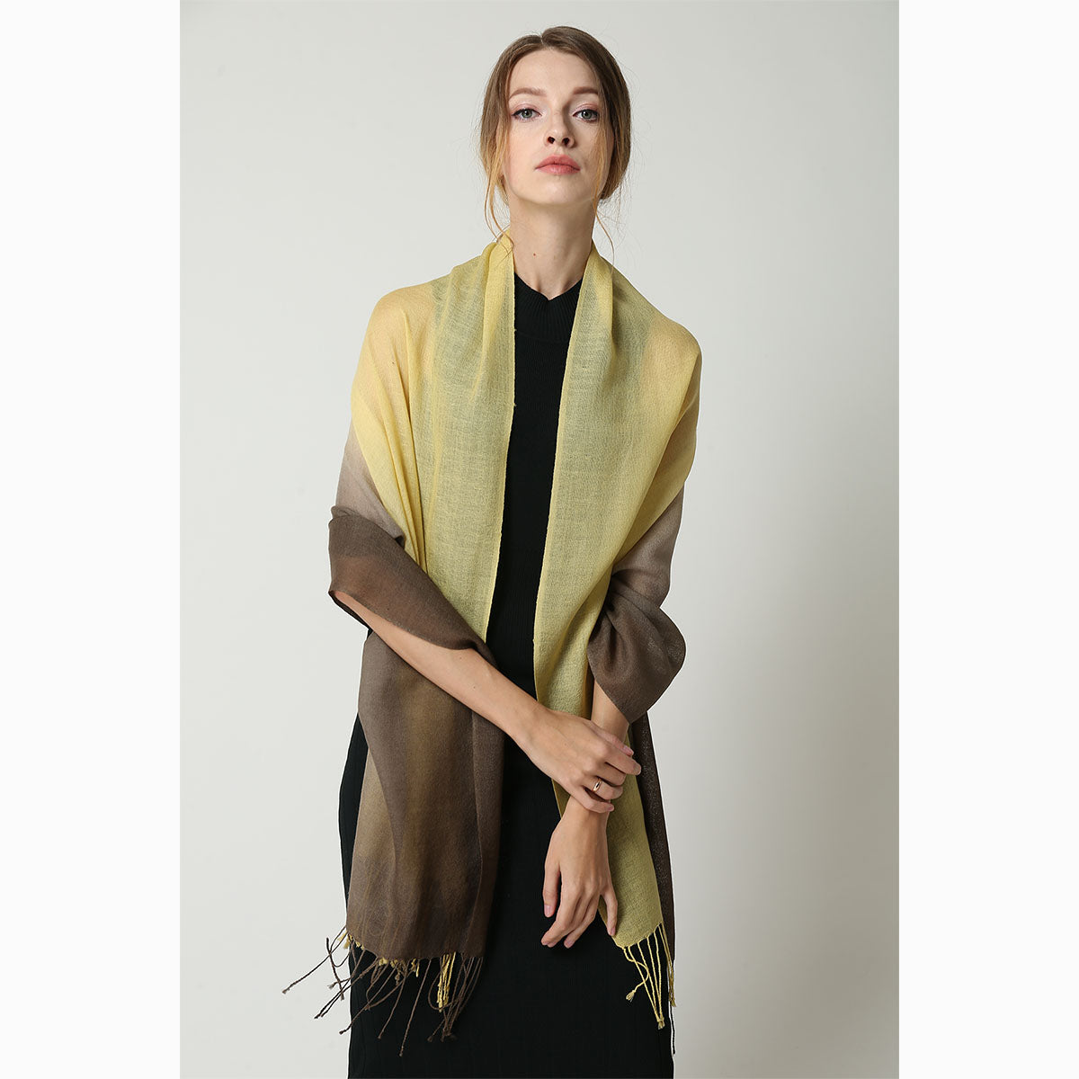 merino wool tie dye wool scarf