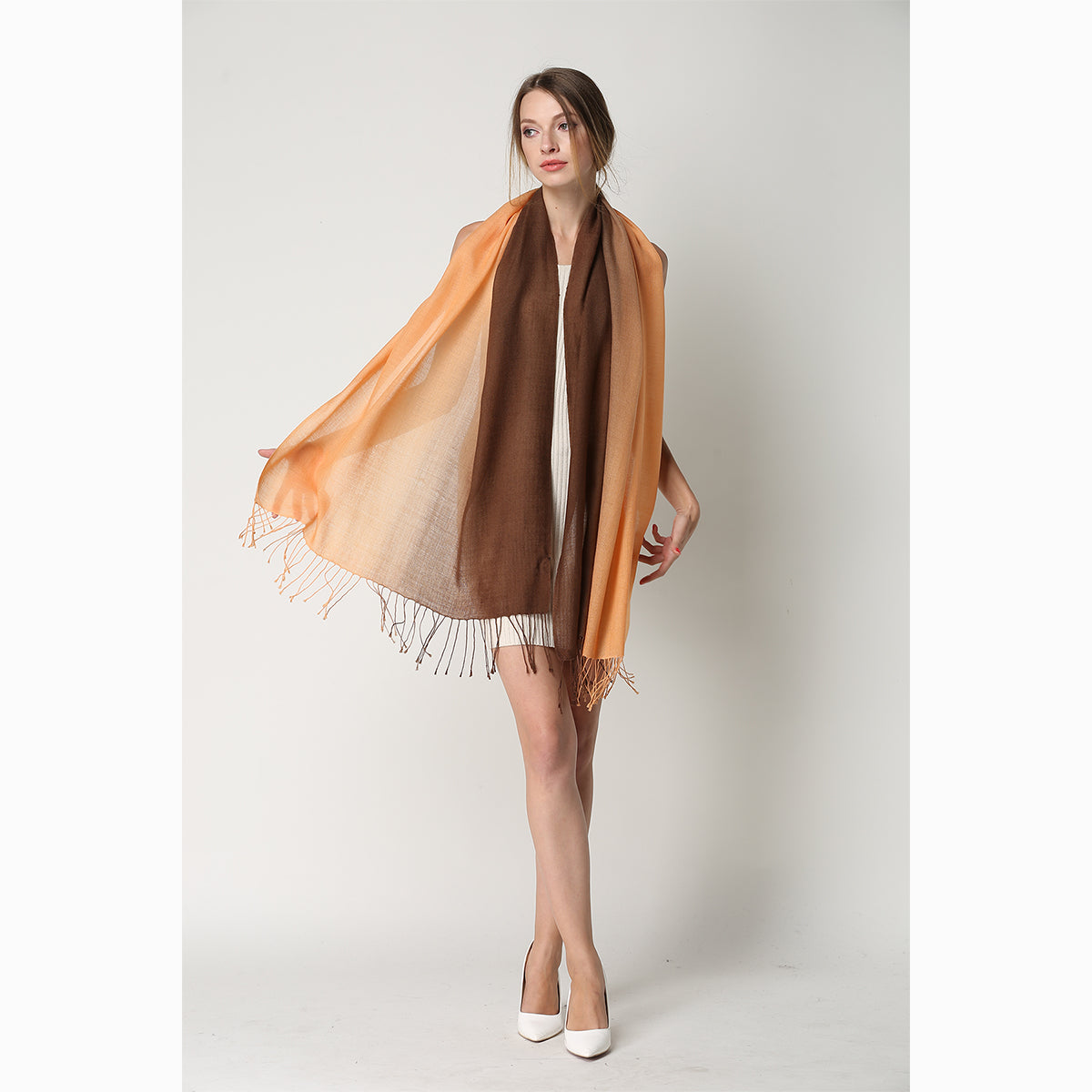 merino wool tie dye wool scarf