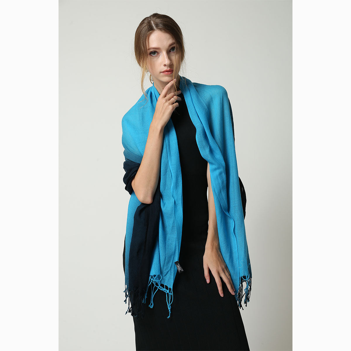 merino wool tie dye wool scarf